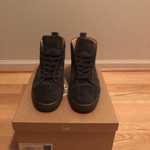 Christian Louboutin | Shoes | Christian Louboutin Louis Orlato Flat Veau  Velours | Poshmark